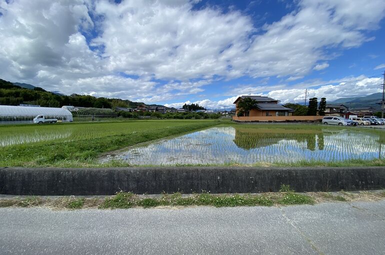 飯田市の田園風景