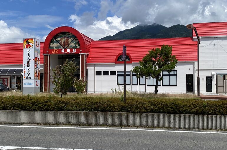 地元の景色　JR飯田線　飯田駅の風景