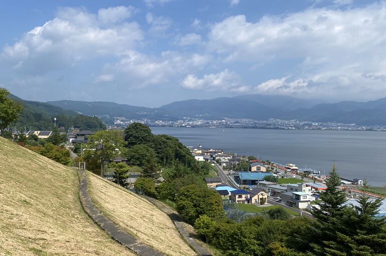 信州の風景　諏訪湖
