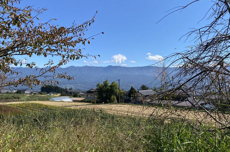 南信州の風景　秋の伊那谷